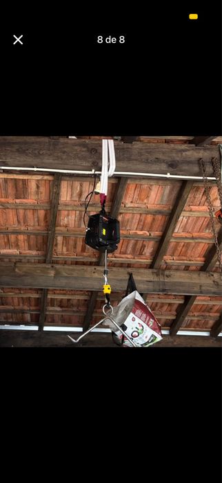 Guincho elétrico 500kg, com controlo remoto.