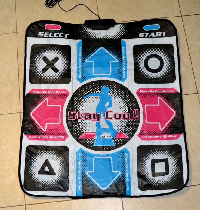 Музыкальный танцевальный коврик активное развлечение игра