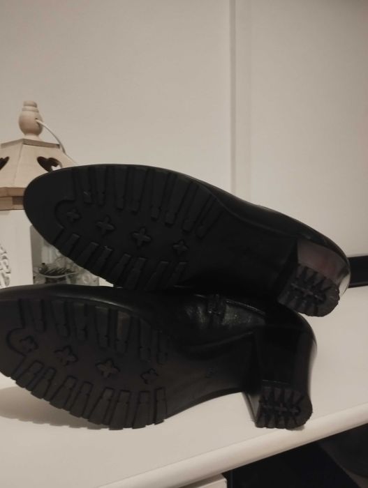 Kozaki damskie skórzane