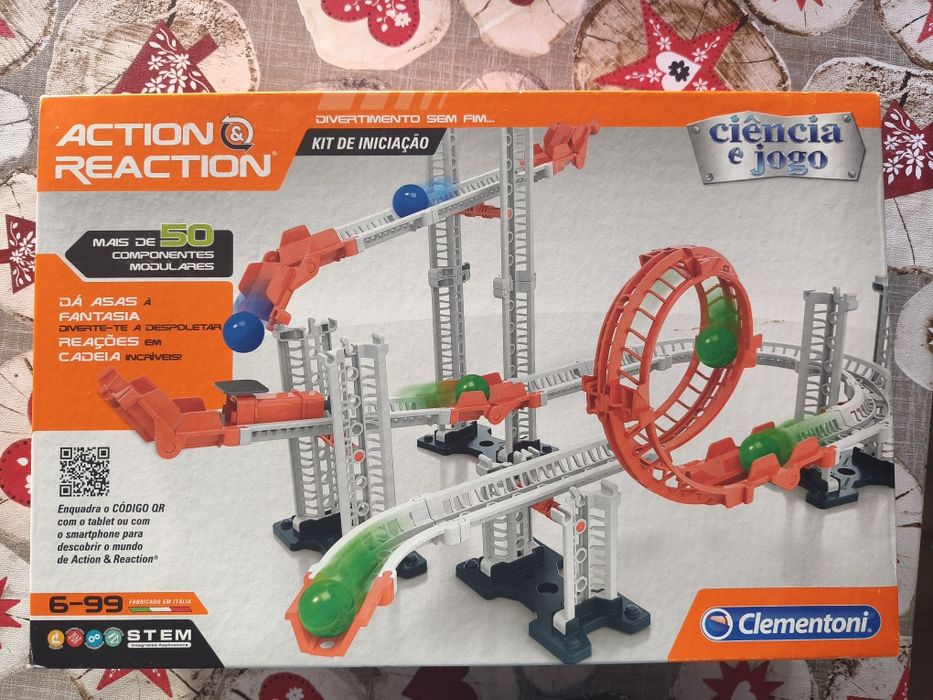 Ação e Reação - Kit de Iniciação - ciência e jogo- Clementoni- Novo