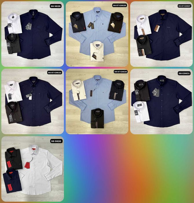 Koszule eleganckie hugo boss dlugi męskie armani maly znaczek OUTLET