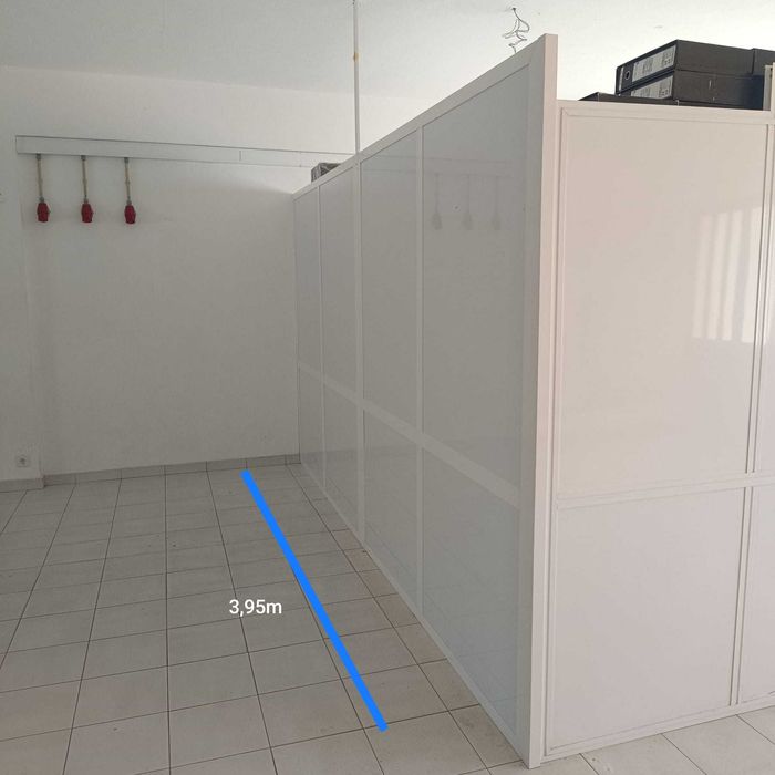 Para escritório - Estrutura em alumínio e dbond ,