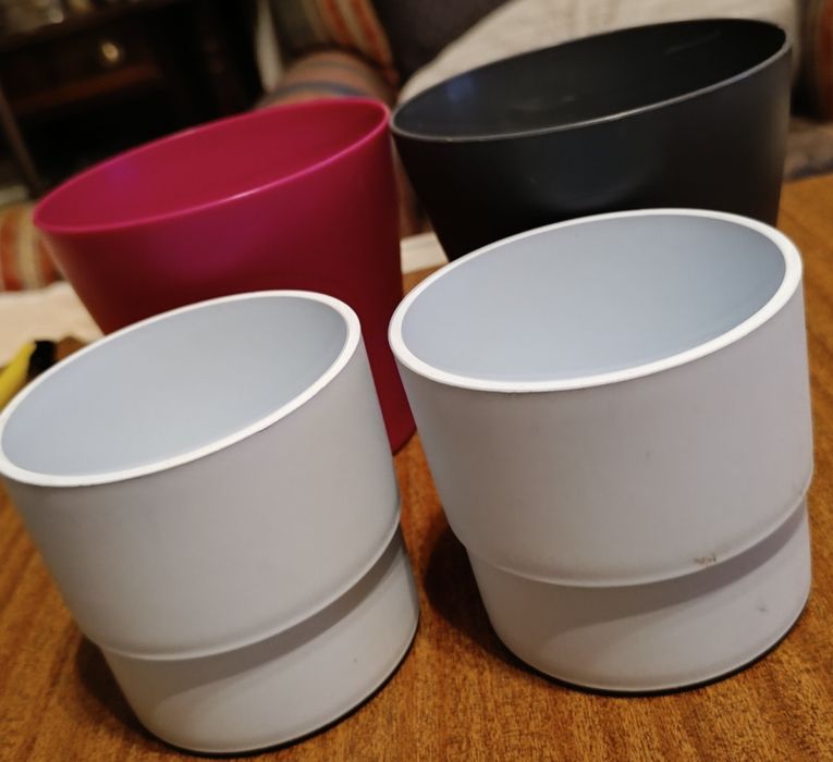 Conjunto de 4 cachepots  da IKEA