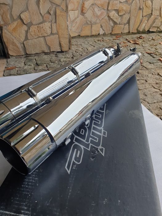 Tłumiki wydechy 4" Harley Touring Electra Road Street Glide M8  2017+