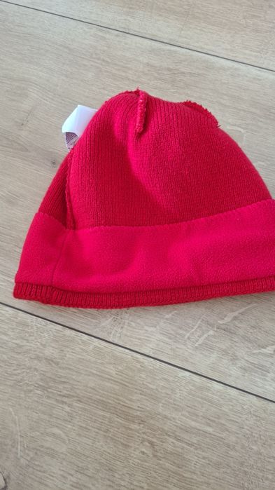 Czapka The North Face TNF. Czerwona. Czarne logo. Rozmiar uniwersalny