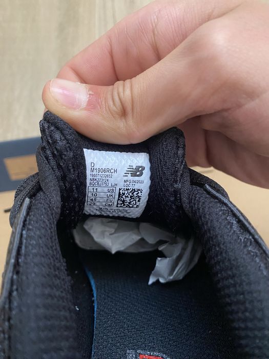 New balance 1906R Black tamanho 45