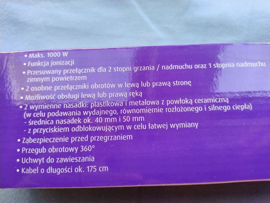 Obrotowa lokówko-suszarka Quigg