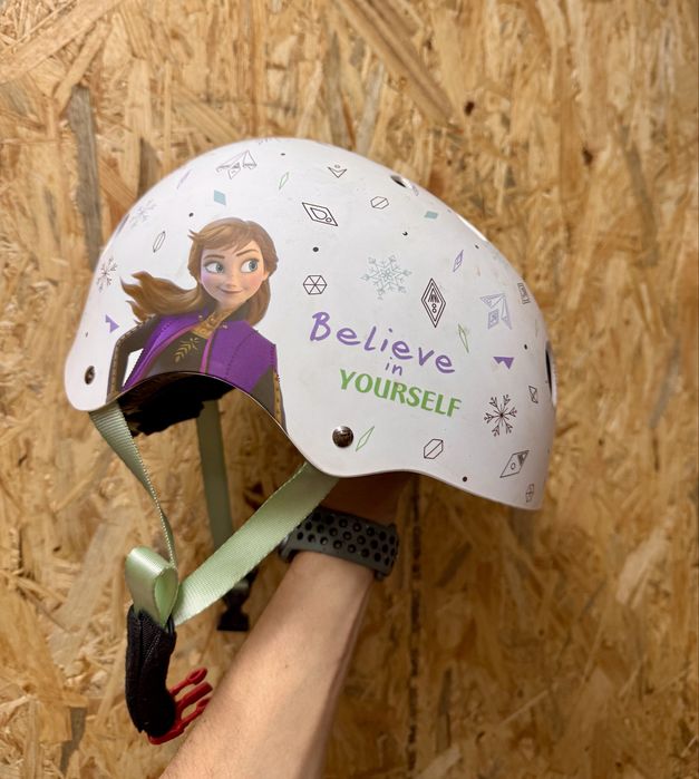 Kask, rowerowy na hulajnogę Frozen Anna Elsa skate