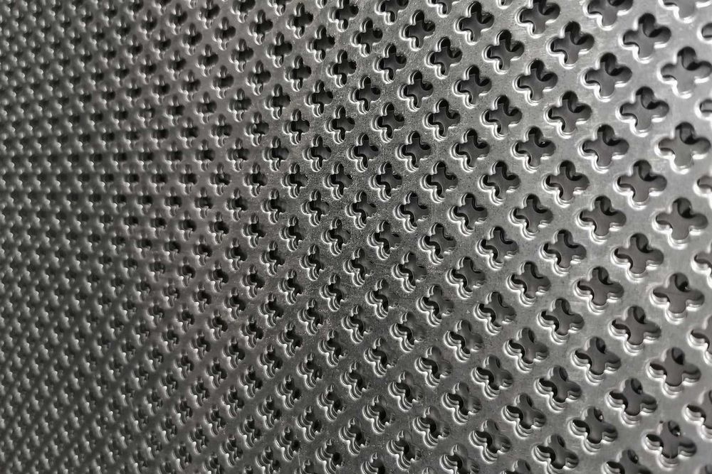Blacha perforowana ozdobna Lvl KRZYŻYK SUROWA OCYNK METALTECH Września