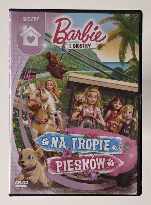 Barbie i Siostry Na Tropie Piesków DVD Bajka Dla Dzieci Dubbing Polski