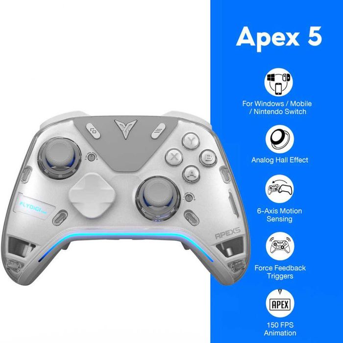 Геймпад Flydigi Apex 5 (Windows Android Nintendo Switch iOS)