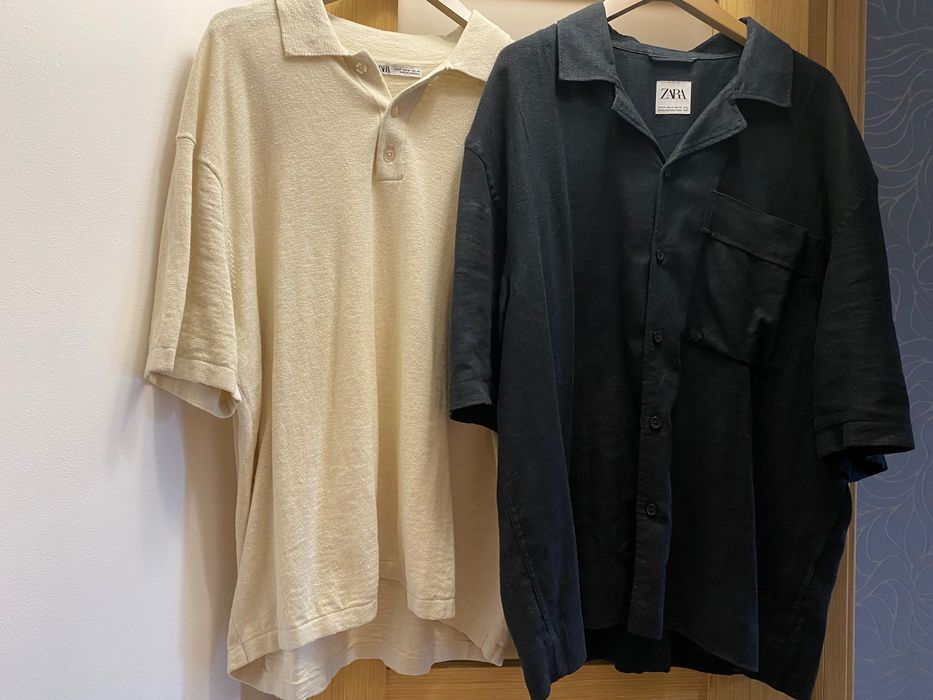 ZARA Рубашка Поло футболка hm