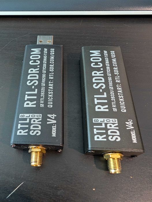 Rádio Scanner SDR digital - RTL-SDR V4 USB-C e USB-A + Antena