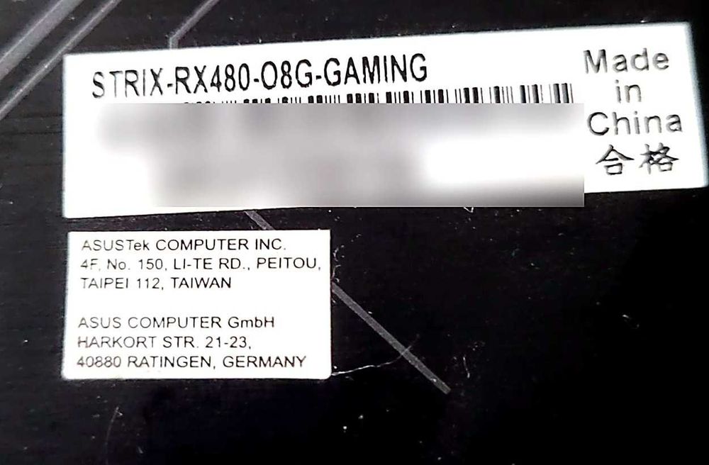 ASUS ROG Strix RX 480 8GB OC – com caixa