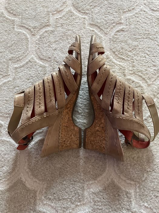 Skórzane markowe buty r. 38 bardzo wygodne