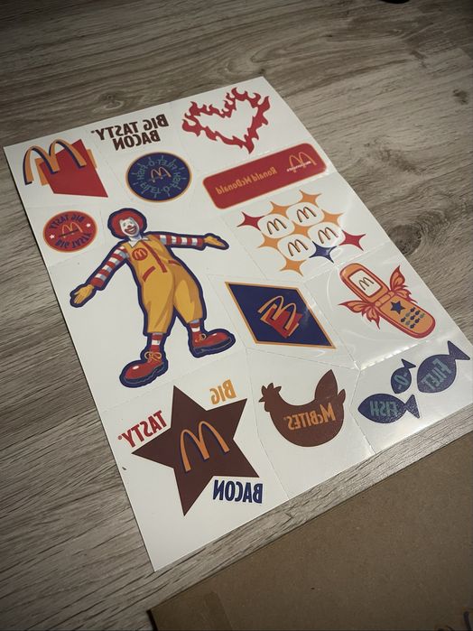 Naszywki McDonald's + Tatuaże