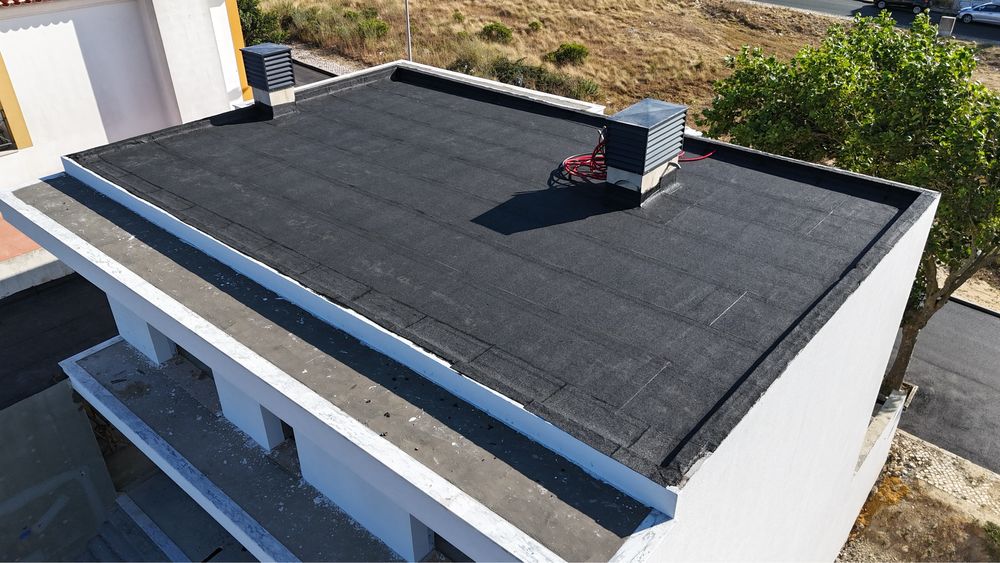 Impermeabilização com manta (tela asfáltica)