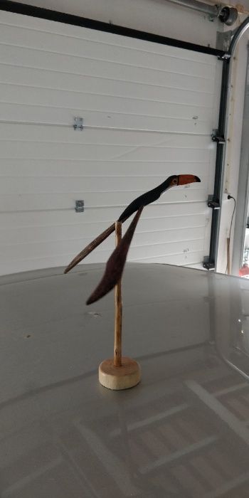 Pássaros equilibristas - Artesanato - Trabalho Manual em Madeira