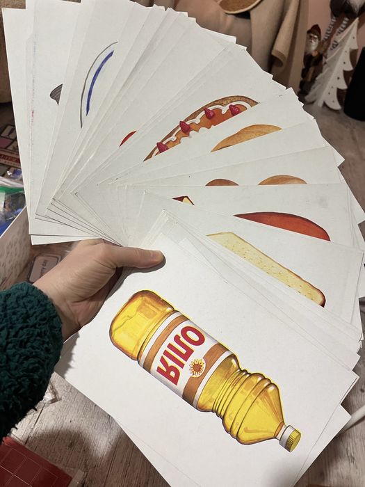 Карти ігри наглядний матеріал для дітей