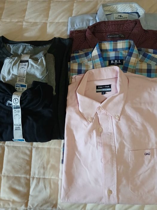 Vendo Camisas e T-Shirts grandes XXL novas