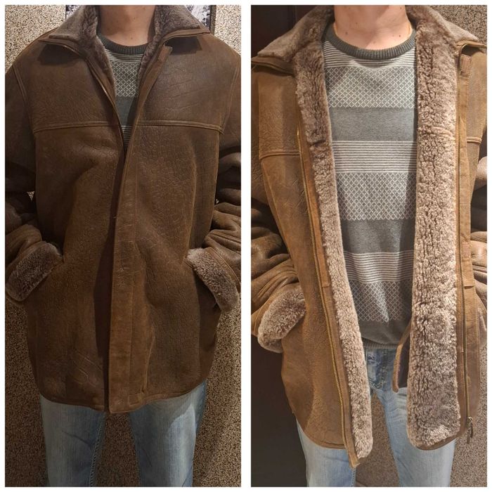 Barandi мужская дубленка размер 3XL/4XL