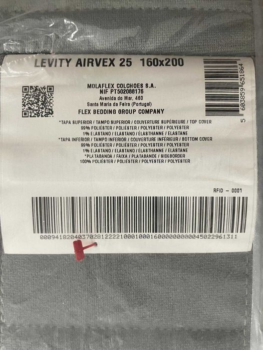 Cama Casal 200x160 + Colchão Molaflex Levity Airvex (Como Novo)