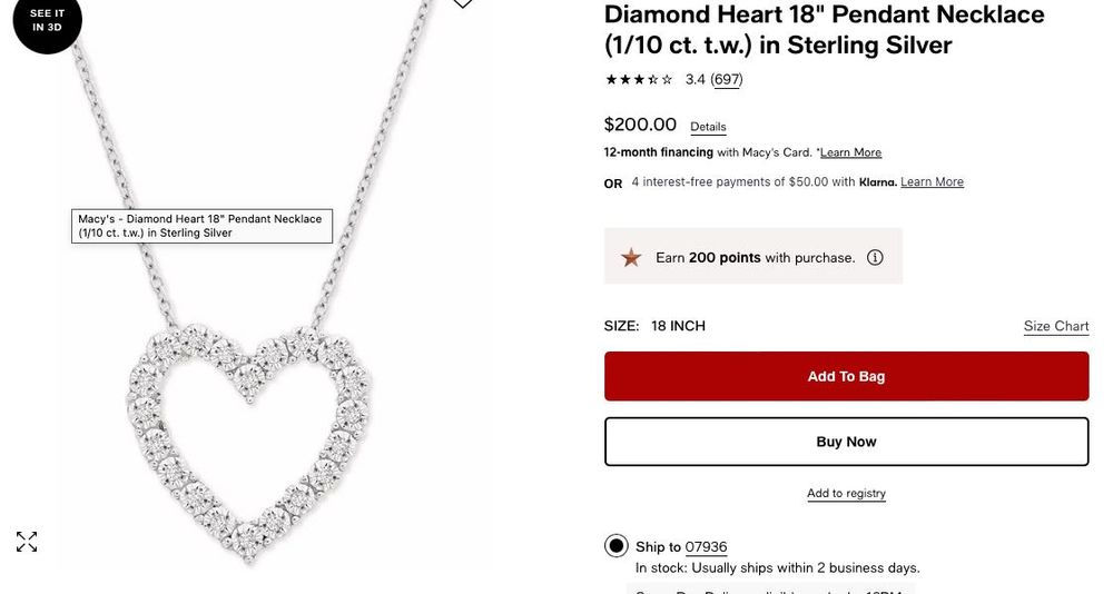 Серебряное колье с бриллиантами 1|10 карат. Цена снижена!