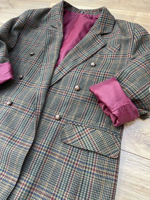 Marynarka w krate oversize rozmiar 44.