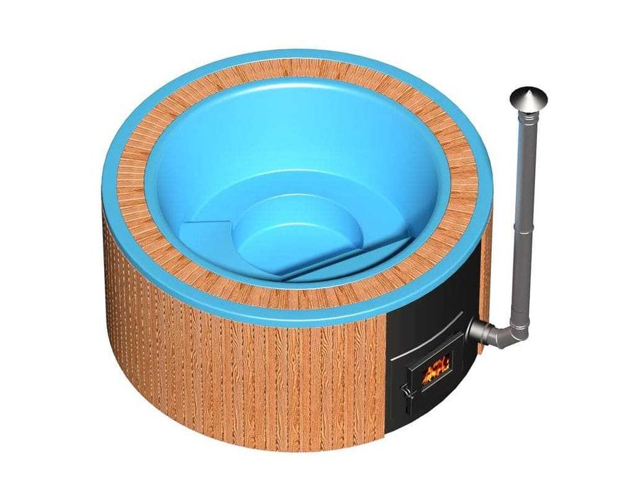 Купіль, чан на дровах Міраж з внутрішнім котлом