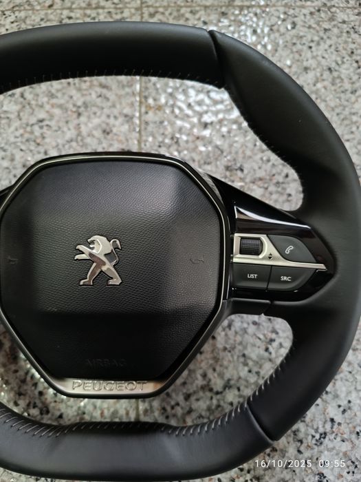 Volante em pele Peugeot 2008, 3008, 5008, 208, 308, 508, Partner
