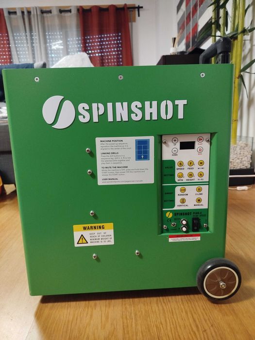 Máquina Lança Bolas Ténis / Tennis Spinshot Plus 2 Nova