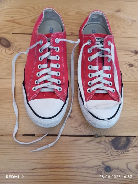 Trampki Converse r. 42,5 czerwone