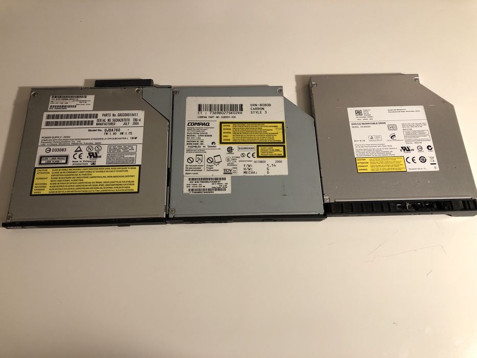 Napędy DVD/CD do laptopów (Retro / Compaq / Dell / Panasonic)
