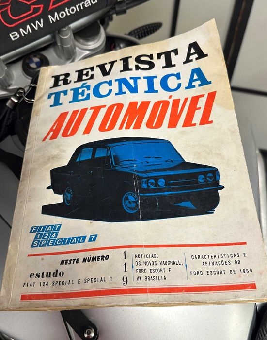 Edição vintage “Revista Técnica Automóvel”, dedicada ao estudo do clássico / Ano 1969