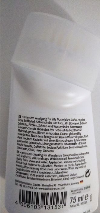 Środek do czyszczenia butów Birkenstock oryginalny NOWY do skóry HIT