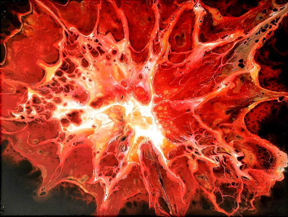 Fluid Art #6 acrylic