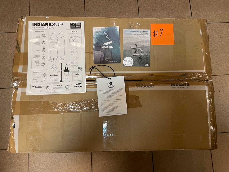 WYPRZEDAŻ z 3499zł NOWY SUP do pływania * Indiana Surf Inflatable 7'10