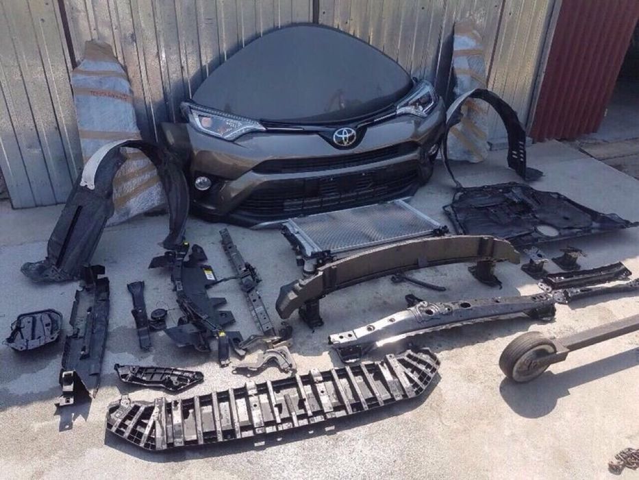 РОЗБОРКА Toyota RAV4 3 4 5 2006-2026 Бампер Капот Фара Крило Радіатори Двері Двери Дверка Кришка Ляда Батарея Диски Салон Пластик Стійка Цапфа Ричаг