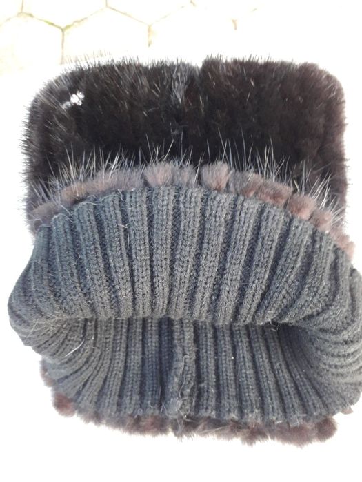 Норковая шапка новая