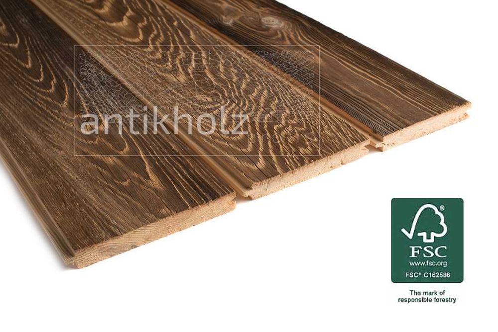 Deska pióro-wpust na ścianę rustykalna, 120-150cm, stare deski