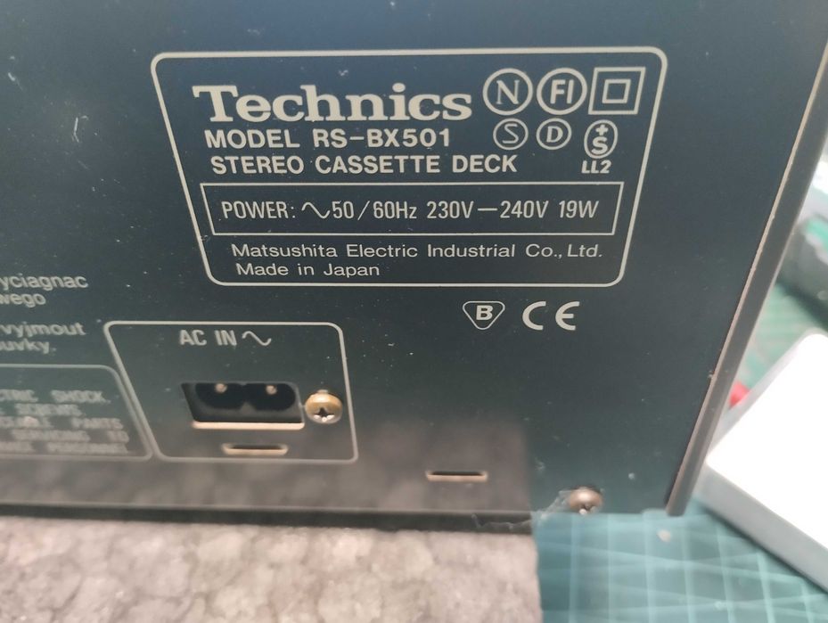 Technics RS-BX501 Deck Cassetes Autoreverse