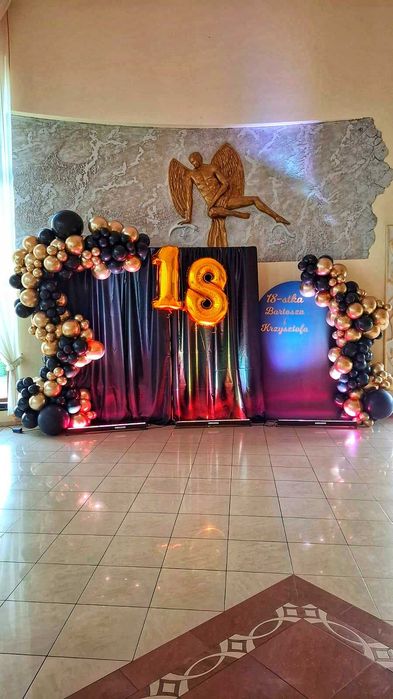 Dekoracje, ścianki balonowe