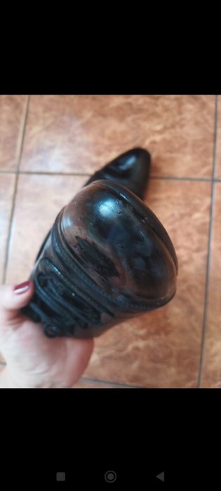 Czarne lakierowane mokasyny, 40