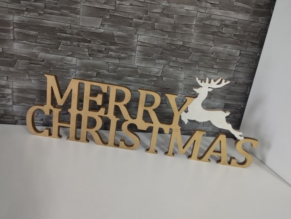 Napis merry christmas