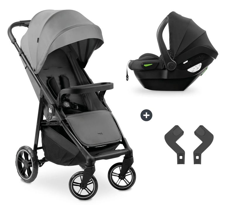 hauck shop n care travel set 2w1 zestaw wózek spacerowy + fotelik do 22 kg