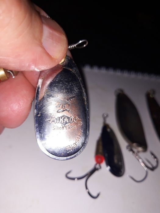 Блесни и воблера рабочие.