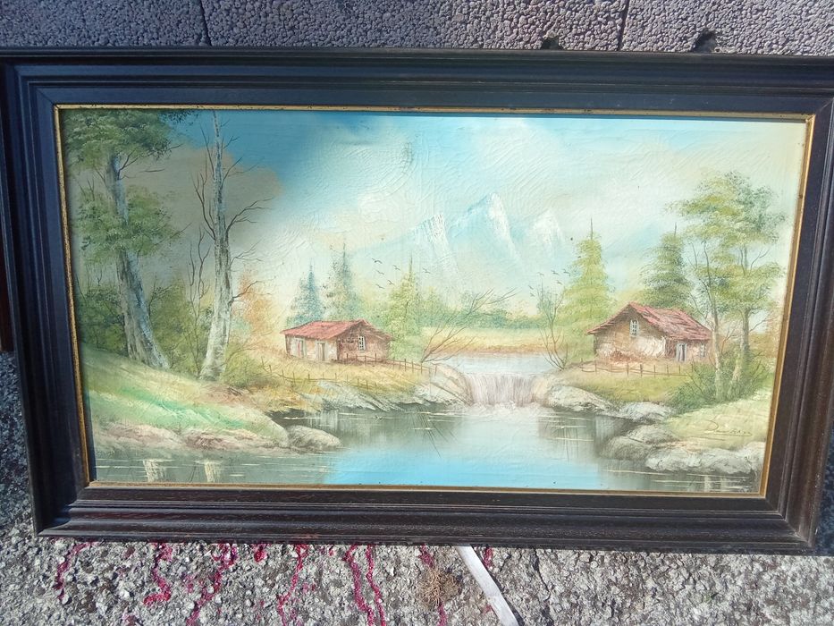 Quadro vintage de vários pintores