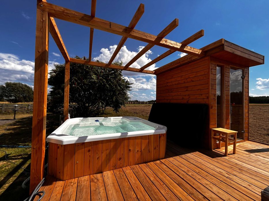Jacuzzi ogrodowe nie rozporowe GWARANCJA 5cio osobowe nowe transport
