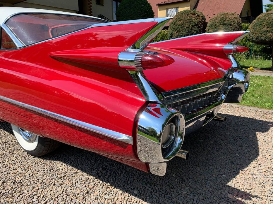Cadillac 1959, 55 auto samochód do ślubu wesele wynajem wypożyczalnia