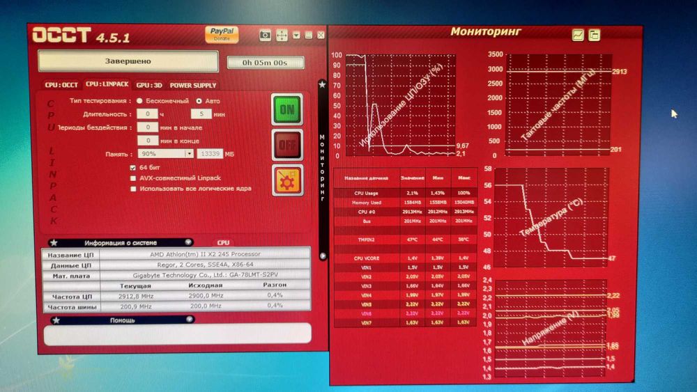 Процессор AMD Athlon II X2 245 2900 MHz AM3